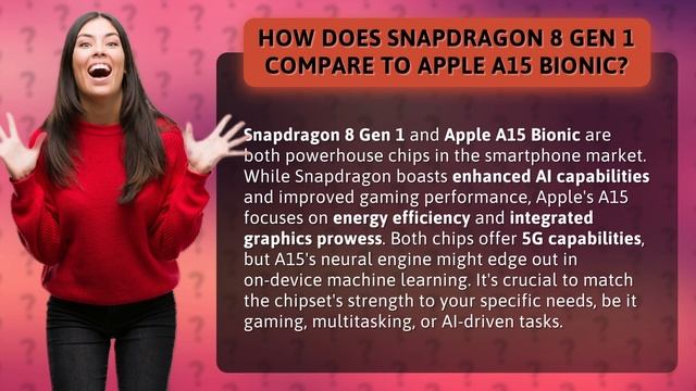 How Does Snapdragon 8 Gen 1 Compare to Apple A15 Bionic? смотреть онлайн