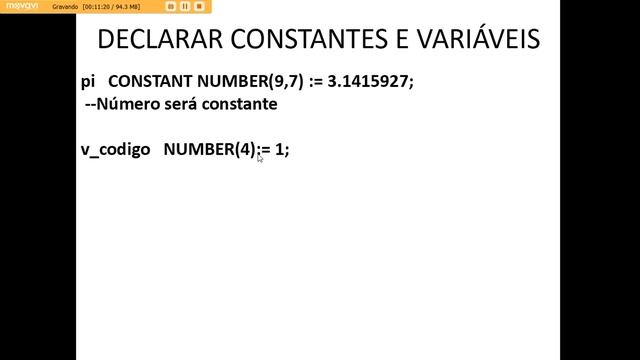 CURSO PL/SQL - VíDEO 1 - CONCEITOS E EXEMPLOS INICIAIS смотреть онлайн