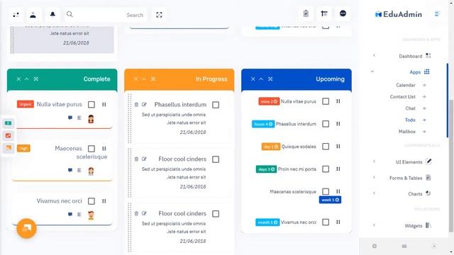 LMS Dashboard Bootstrap 5 Admin Template with RTL Light Theme смотреть онлайн