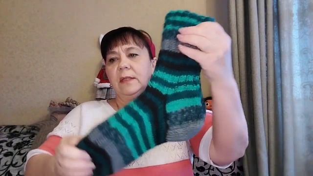 Носковязание продолжается!Еще две пары #носкисолдату связаны!Коллекция носков из пряжи Ализе Вултай смотреть онлайн