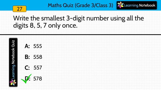 Maths question and answer for class 3 | Maths quiz for class 3 смотреть онлайн