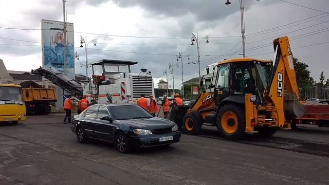 Киев ремонт дороги ЖД вокзал смотреть онлайн