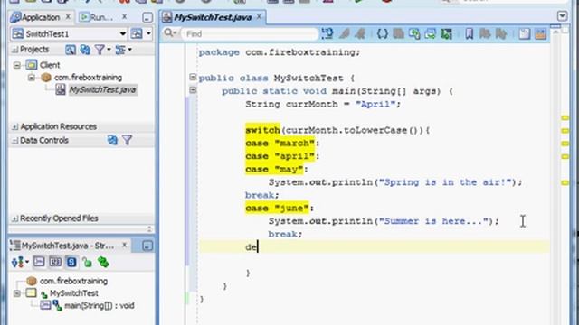 Java Training | Java 1.7 Switch Statement using Strings and Enumerations смотреть онлайн