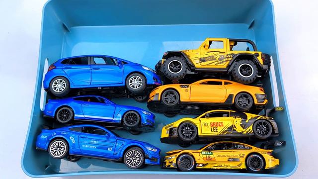 BOX FULL OF Diecast Cars - Wuling Air EV, Honda Jazz, Jeep Rubicon, BMW M4, Chevrolet Camaro,Ford#2