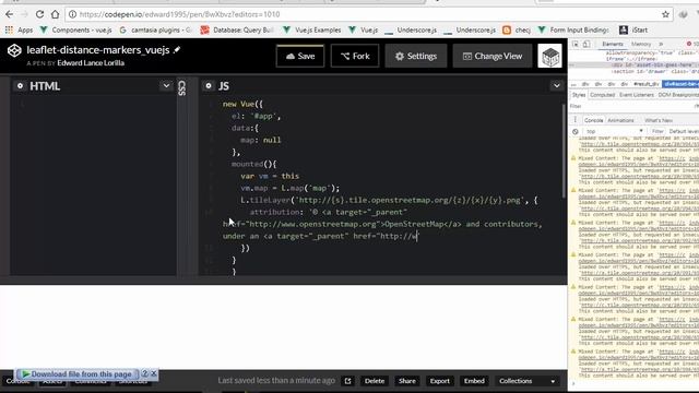 leaflets vuejs distance markers смотреть онлайн