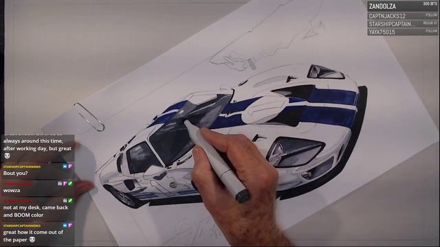 GT 40 Le Mans / Illustration ... смотреть онлайн
