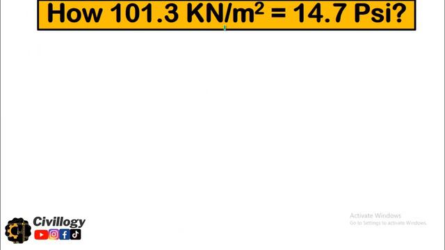 convert KN/m2 to Psi|standard atmospheric pressure & its units|Convert kilonewton/sq.m to lb/sq.in смотреть онлайн
