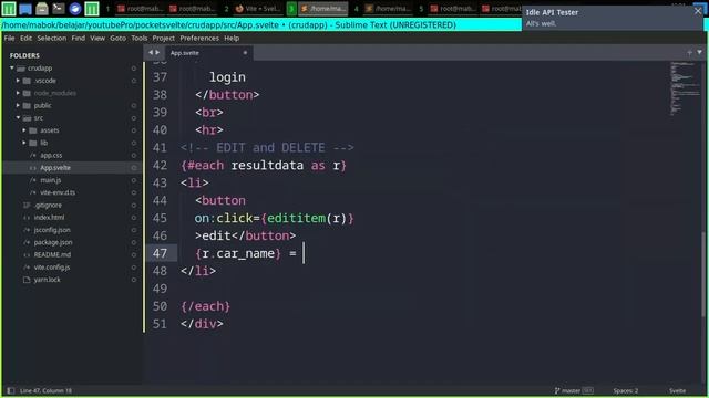 POCKETBASE TUTORIAL 3 - CRUD DATA COLLECTION смотреть онлайн