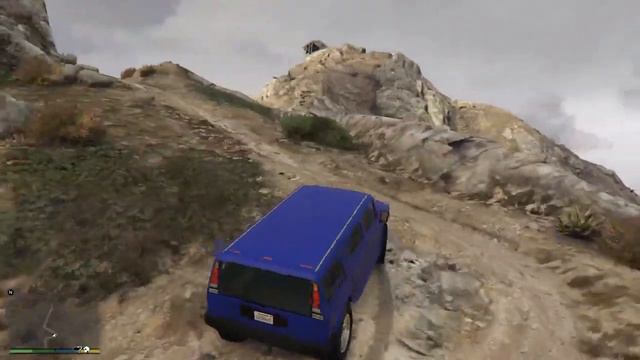GTA 5  Mammoth Patriot  Crash Test For Mount Chiliad || Grand Theft Auto