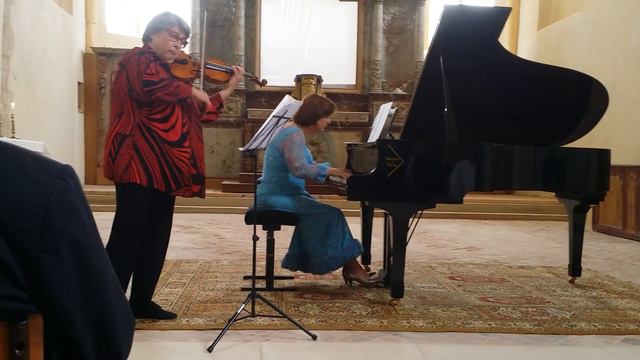 Valse sentimentale Tchaikowski Nathalie BERA-TAGRINE piano Francine TRACHIER violon смотреть онлайн