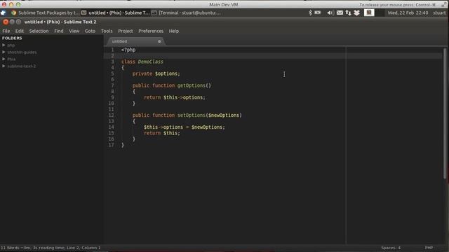 Sublime Text 2 For PHP Development: Creating Docblocks Using DocBlockr смотреть онлайн