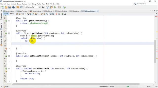 Java Swing: Sửa dữ liệu trong bảng смотреть онлайн