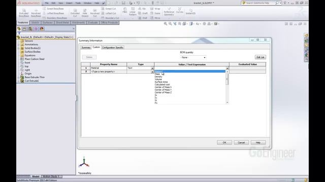 SOLIDWORKS Quick Tip - Linking Properties to a Drawing смотреть онлайн
