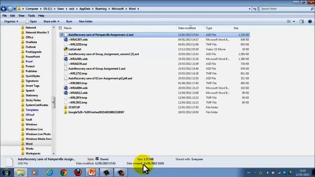 How to Recover Unsaved Microsoft WORD Docs 2007 onwards Windows EASY & FREE it really works! смотреть онлайн