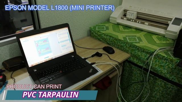 MODIFIED PRINTER - EPSON L1800 TO MINI ECO SOLVENT PRINTER (FOR ALL PRODUCT PRINTING) смотреть онлайн