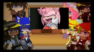 Реакция на Соника ЕХЕ gacha club