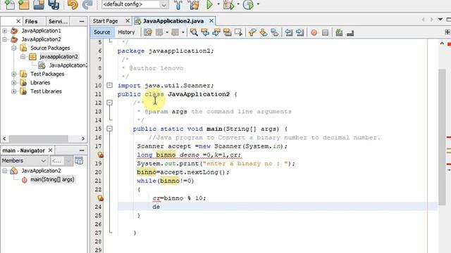Convert a binary number to decimal number in java смотреть онлайн