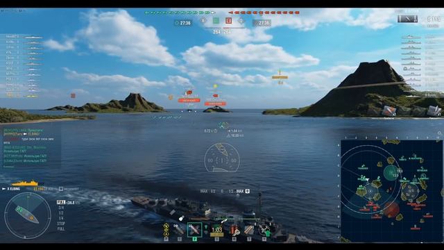 САМЫЙ БОЛЬШОЙ ЭСМИНЕЦ В ИГРЕ World of Warships смотреть онлайн
