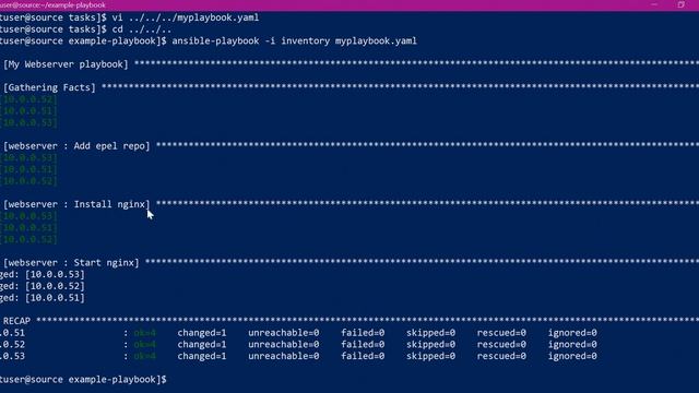 Ansible: Install and Configure example application(nginx) to multiple Linux servers(part2) смотреть онлайн