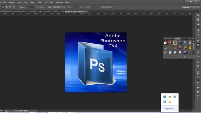 Как сделать заставку для видео (Photoshop CS6) смотреть онлайн