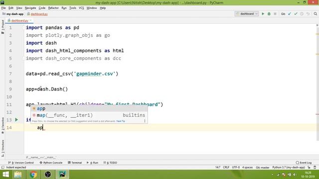 Dash Part 3 - Creating a basic web page using Dash смотреть онлайн