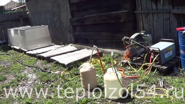 Жидкий пенопласт - пеноизол технология заливки для получения крошки смотреть онлайн