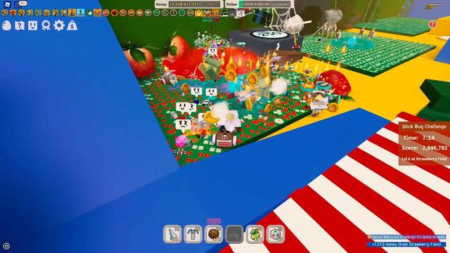 Баг на стикбага в Bee Swarm Simulator смотреть онлайн
