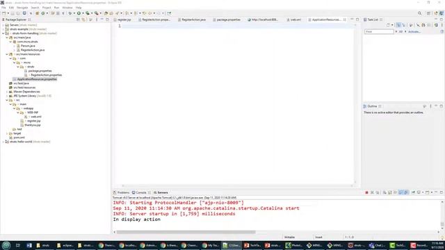 Struts 2 i18n with ApplicationResources as MessageResources Properties File смотреть онлайн
