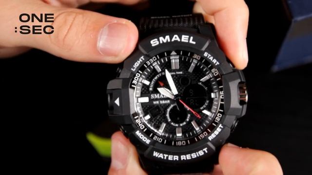 Обзор и настройка часов Smael 1809 смотреть онлайн
