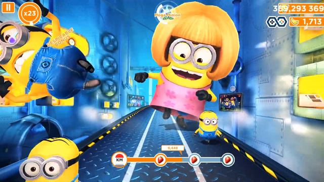 Minions PC Game Minion Rush Mom Minion Run 12K Meters Challenge At Gru's Lab | LEVEL 242 EPISODE 91