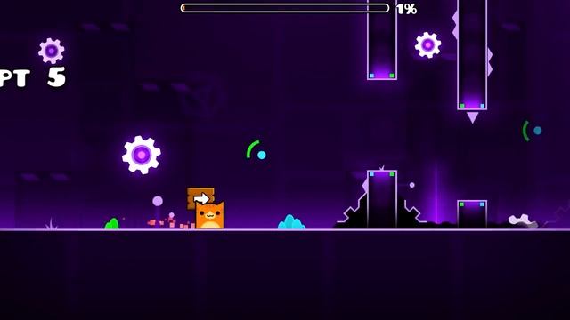 ПЕРЕДЕЛЫВАЕМ ОФФИЦИАЛЬНЫЕ УРОВНИ В GEOMETRY DASH 2.2! смотреть онлайн