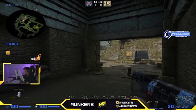AUNKERE ПОКАЗЫВАЕТ ФИШКИ НА НОВОЙ КАРТЕ ANCIENT (CS:GO) смотреть онлайн