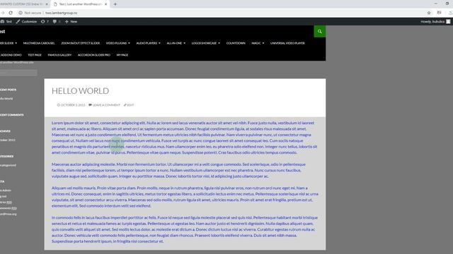 INFINITO - Custom CSS for Chosen Pages and Posts or for Entire Website - How To Use It смотреть онлайн