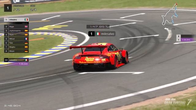 GT 7 Leo-gara online B-Porsche 911 rsr(991)'17 mcqueen-Alsace al contrario смотреть онлайн