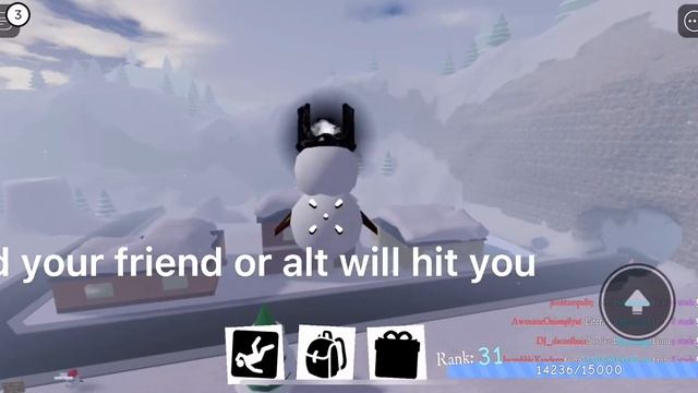 How to get into top of red house! Sno day [Roblox] смотреть онлайн