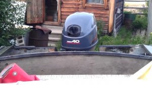 Yamaha 40 XWS и рулевое управление UltraFlex