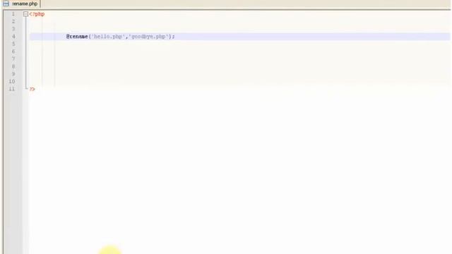 PHP Rename смотреть онлайн