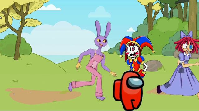 My Talking Tom Friends - Among Us But Squid Game Pomni Jax Ragatha - The Amazing Digital Circus #1 смотреть онлайн