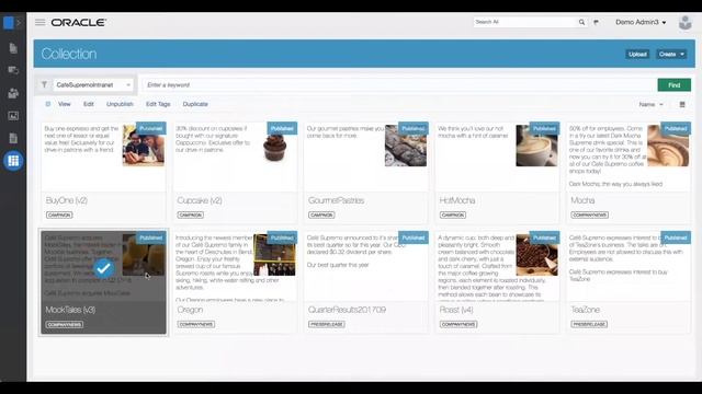 WebCenter Sites with Content and Experience Cloud смотреть онлайн