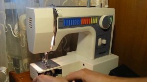 Sewing machine Швейная машина NECCHI 559 test намотка нитки на шпульку