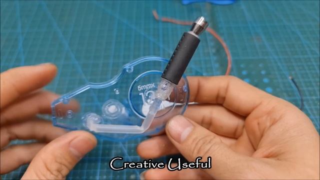 How To Make Correction Tape Motor And Tipe X Exhaust From Pen смотреть онлайн