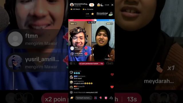 Iting Dikerjain Meyda Rahma Kalah PK😂, Iting Dan Meyda Lagi Ga Akur🤣 смотреть онлайн