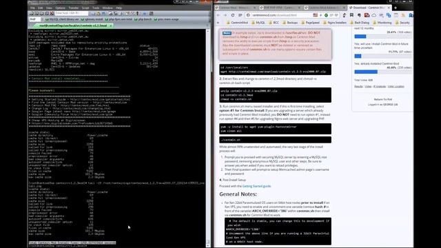 How to install Centmin Mod Nginx web stack via shell based menu autoinstaller смотреть онлайн