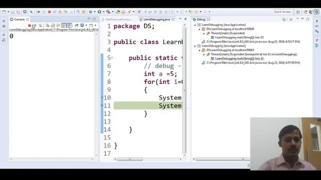 Java in Tamil by Muthuramalingam - How to Debug in Java using Eclipse - Payilagam смотреть онлайн