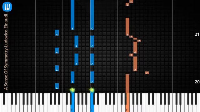 🎹A Sense Of Symmetry, Solo & Chord, Ludovico Einaudi, Synthesia Piano смотреть онлайн