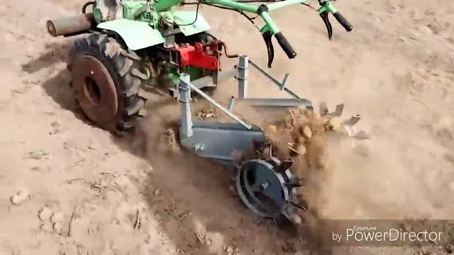 Мотоблок Gross и усовершенствованная китайская картофелякопалка смотреть онлайн