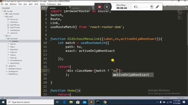 Custom Links in Router using React Js | Miz Developers смотреть онлайн