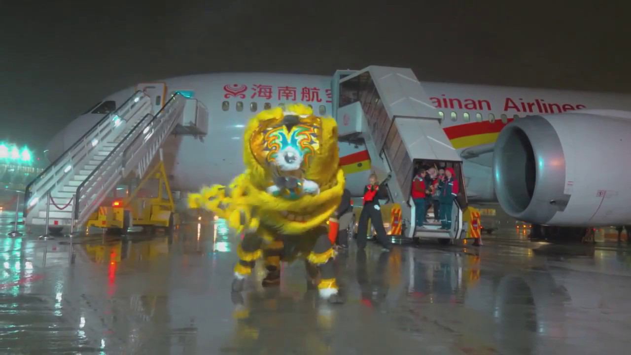 Boeing 787 Dreamliner авиакомпании Hainan Airlines в Шереметьево смотреть онлайн