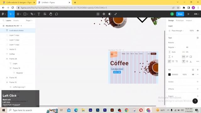 Coffee Shop UI/UX Design In Figma || Beginner UI design course. смотреть онлайн