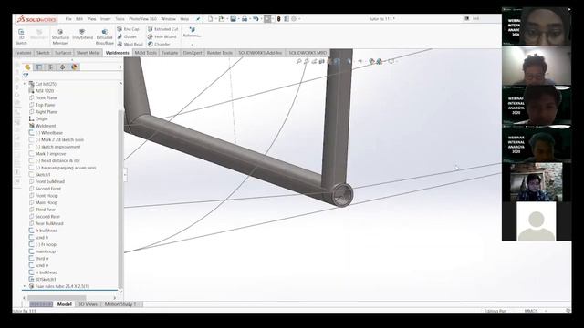 Webinar Anargya Drawing Chassis in Solidworks by Muhammad Haekal Shafi (Guide in Description) смотреть онлайн